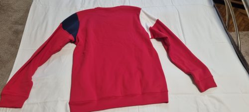 JOMA CREW V SWEATSHIRT pulóver / edzőfelső piros sötétkék fehér L méret