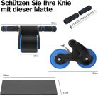 Ab Roller hasgörgő visszahúzó rugóval és telefontartóval – hasizom edzőgép otthonra