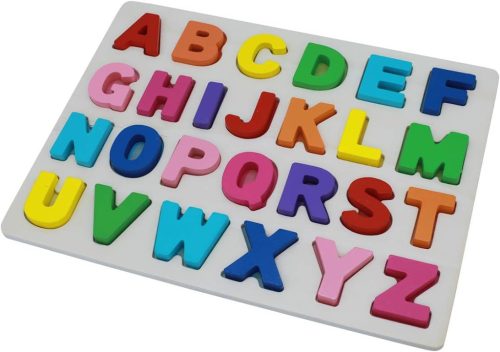 KanCai fa ábécé kirakó tábla ABC betűk oktatójáték kisgyermekeknek