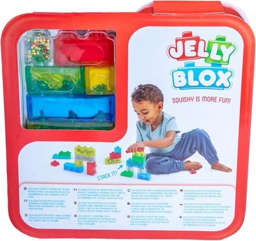 Goliath Jelly Blox – Kreatív Szenzoros Építőjáték Készlet (20 db puha építőkocka, 2 éves kortól)