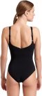 Arena női Bodylift Luisa egyrészes fürdőruha – B kosár, fekete, karcsúsító Power Mesh, Sensitive® anyag,38-as méret