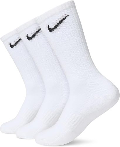Nike Everyday Cushion unisex edzőzokni 3 pár – fehér/fekete, XL (EU) 46-50 méret