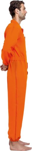 Spooktacular Creations Férfi Rab Jelmez – Narancssárga Börtönruha (XXL- méret)