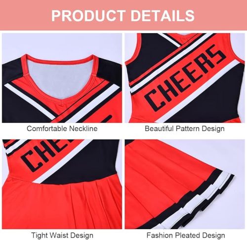 Aomig Női Cheerleader- pompomlány Jelmez -(XL-es méret)