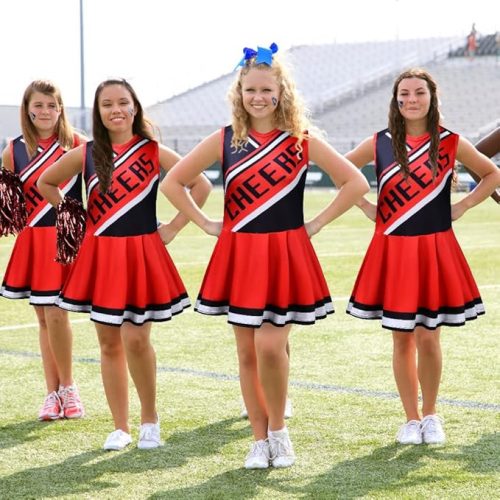 Aomig Női Cheerleader- pompomlány Jelmez -(XL-es méret)