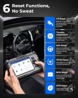 TOPDON ArtiDiag500,OBD2 kódolvasó szkenner Motor ABS SRS sebességváltó autódiagnosztikai eszköz minden autóhoz, 6 visszaállítási szolgáltatás olaj/SAS/TPMS/ETS/BMS/fékrendszerekhez, Wi-Fi ingyenes frissítés