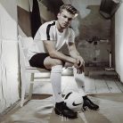 Nike Classic II futballzokni – fehér/fekete, M méret