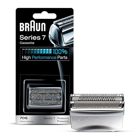 Braun Series 7 70S eredeti pótalkatrész – elektromos borotva szett (borotvafej és fólia), férfiaknak, kompatibilis Braun Series 7 modellekkel