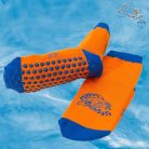 Flipper Swimsafe Gyerek Vízicipő / Aquazokni Csúszásgátló Talppal – Kék/Narancs, 19–22 méret
