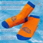 Flipper Swimsafe Gyerek Vízicipő / Aquazokni Csúszásgátló Talppal – Kék/Narancs, 19–22 méret