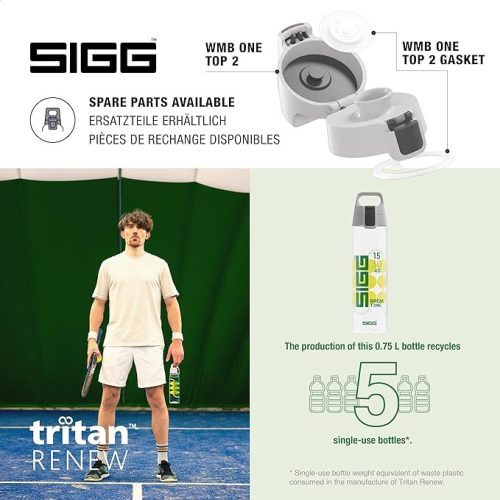 SIGG Tritan Sportkulacs Total Clear ONE MyPlanet Break Time – 0,75 L