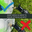 GloveGlu GG:LAB Pumpa – Labdafelpumpáló 6 tűvel, kétszer gyorsabb, fekete, egy méret