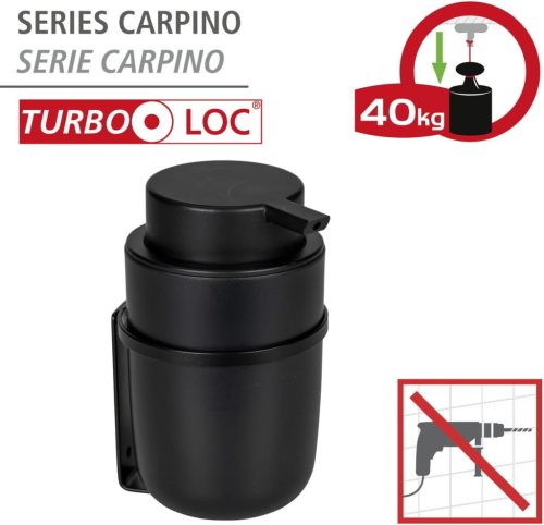 WENKO Turbo-Loc® Carpino Szappanadagoló – Fekete