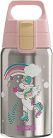 SIGG Shield One Uni Skate rozsdamentes acél kulacs gyerekeknek – szivárgásmentes, BPA-mentes, szürke-rózsaszín 0,5 liter