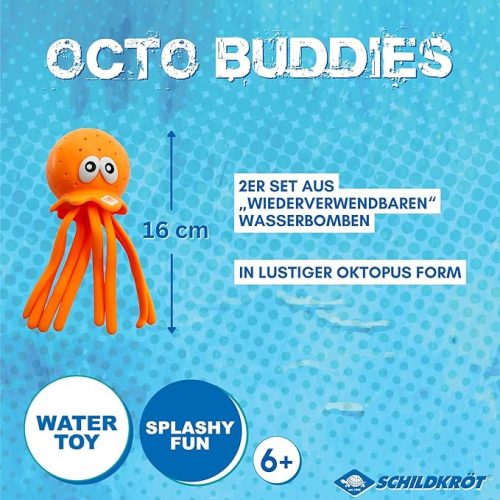 Schildkröt Octo Buddies Vízi Játék – Vízibombás Hatású Wassertiere, 3 éves kortólm 