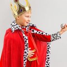  Fokföldi Király Koronával jelmez  Gyermekeknek