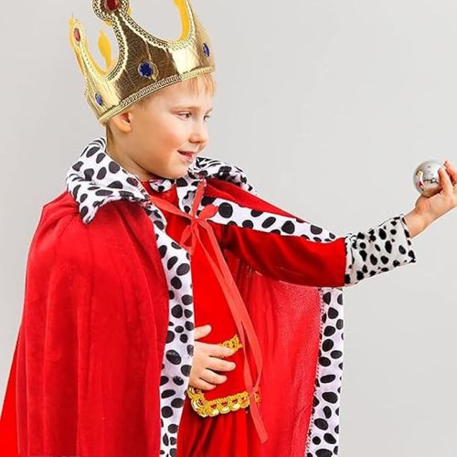  Fokföldi Király Koronával jelmez  Gyermekeknek