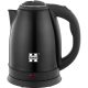 Herzberg HG5011-BLK 1,8 Literes Rozsdamentes Acél Elektromos Vízforraló – Fekete