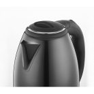 Herzberg HG5011-BLK 1,8 Literes Rozsdamentes Acél Elektromos Vízforraló – Fekete