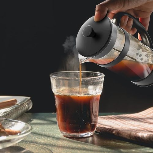 Kichly kávéfőző rozsdamentes acél szűrővel, francia présrendszerrel, (1000 ml)