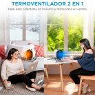 MIDEA  NF20-20AW ,2000 W-os alacsony energiafogyasztású elektromos  fűtőberendezés 