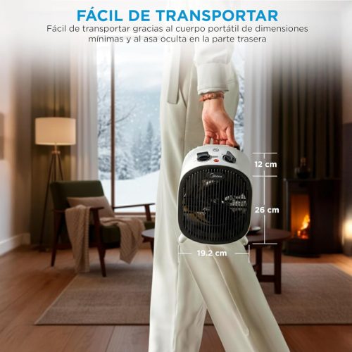 MIDEA  NF20-20AW ,2000 W-os alacsony energiafogyasztású elektromos  fűtőberendezés 