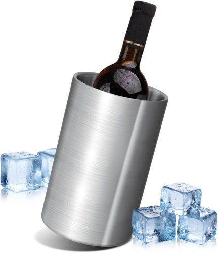 AiQInu 1,6 literes borhűtő, rozsdamentes acél, Ø 12 cm, magasság 19 cm