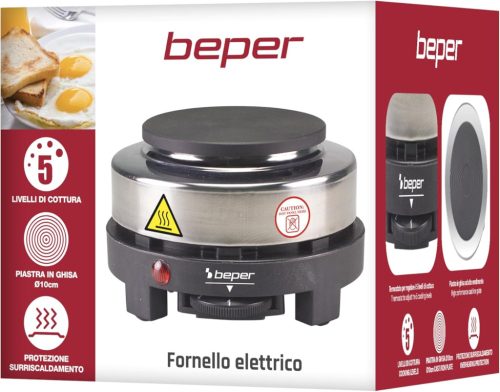 BEPER P101PIA003 Kis elektromos főzőlap, 10 cm, 500W