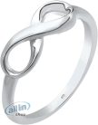 Elli női végtelen gyűrű 925 sterling ezüst (56-os)