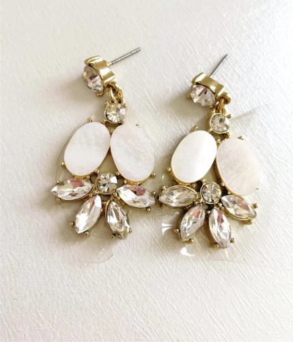 Happiness Boutique Kate Spade Bungalow  fürtös gyöngyház fülbevaló, esküvőre/bulira