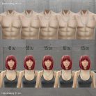 RUGGED STEEL rozsdamentes acél kubai szemű lánc és karkötő szett 10 mm széles