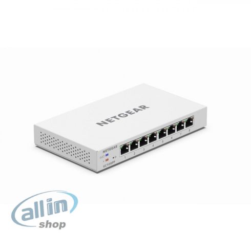 Netgear GC108PP – 8 portos Gigabit Ethernet Hi-Power PoE+ Insight Smart Cloud Switch
